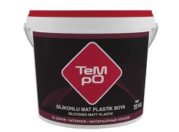 TEMPO SİLİKONLU MAT PLASTİK BOYA 20/1